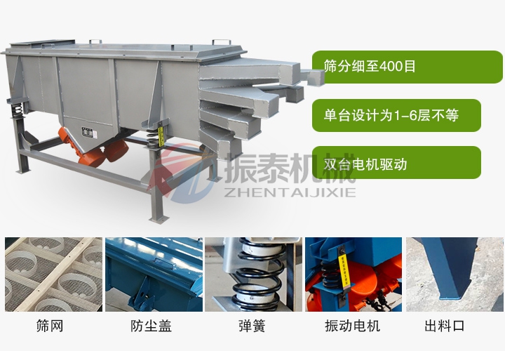 直線震動篩細節 直線震動篩細節