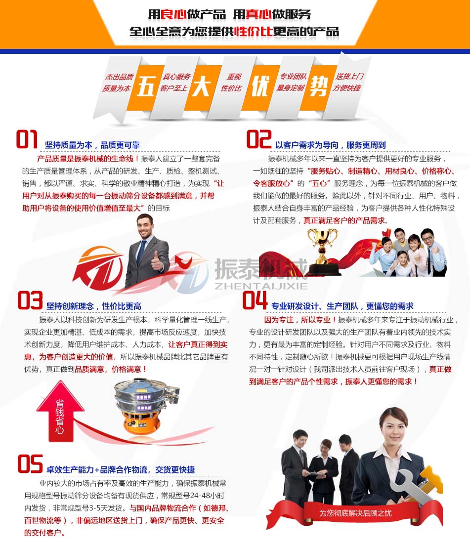 振泰機械五大優勢 振泰機械五大優勢