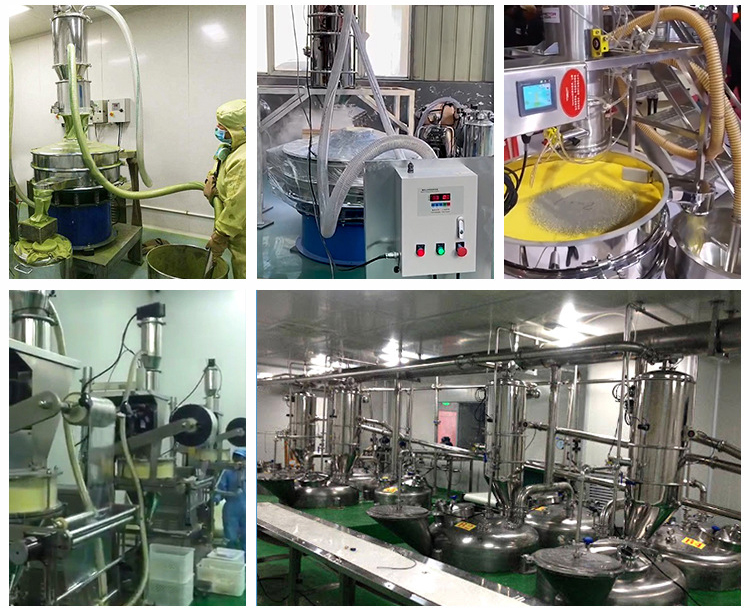 鈦白粉真空上料機客戶現場展示 鈦白粉真空上料機客戶現場展示