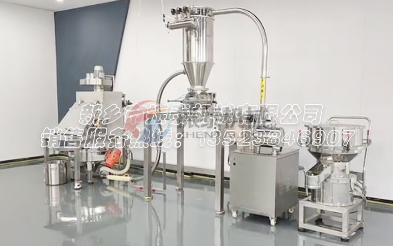 硫酸鎳的篩分輸送從無塵投料站到真空上料機 硫酸鎳的篩分輸送從無塵投料站到真空上料機