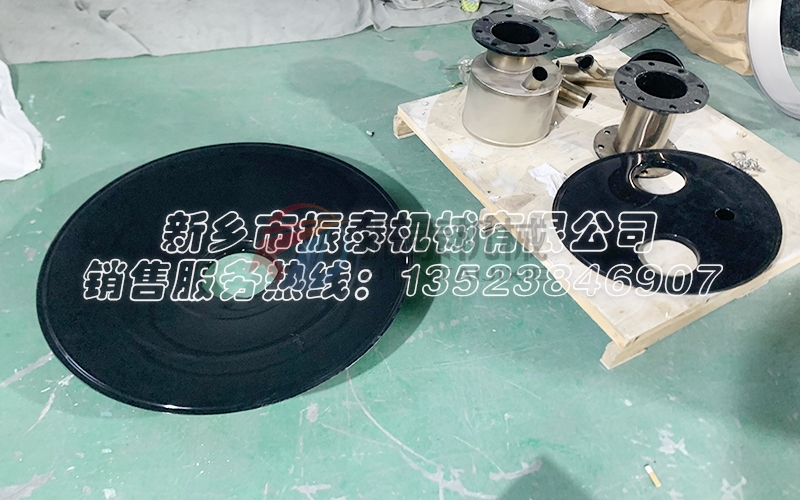 有機鍺粉內(nèi)噴特氟龍振動篩內(nèi)部結(jié)構(gòu)