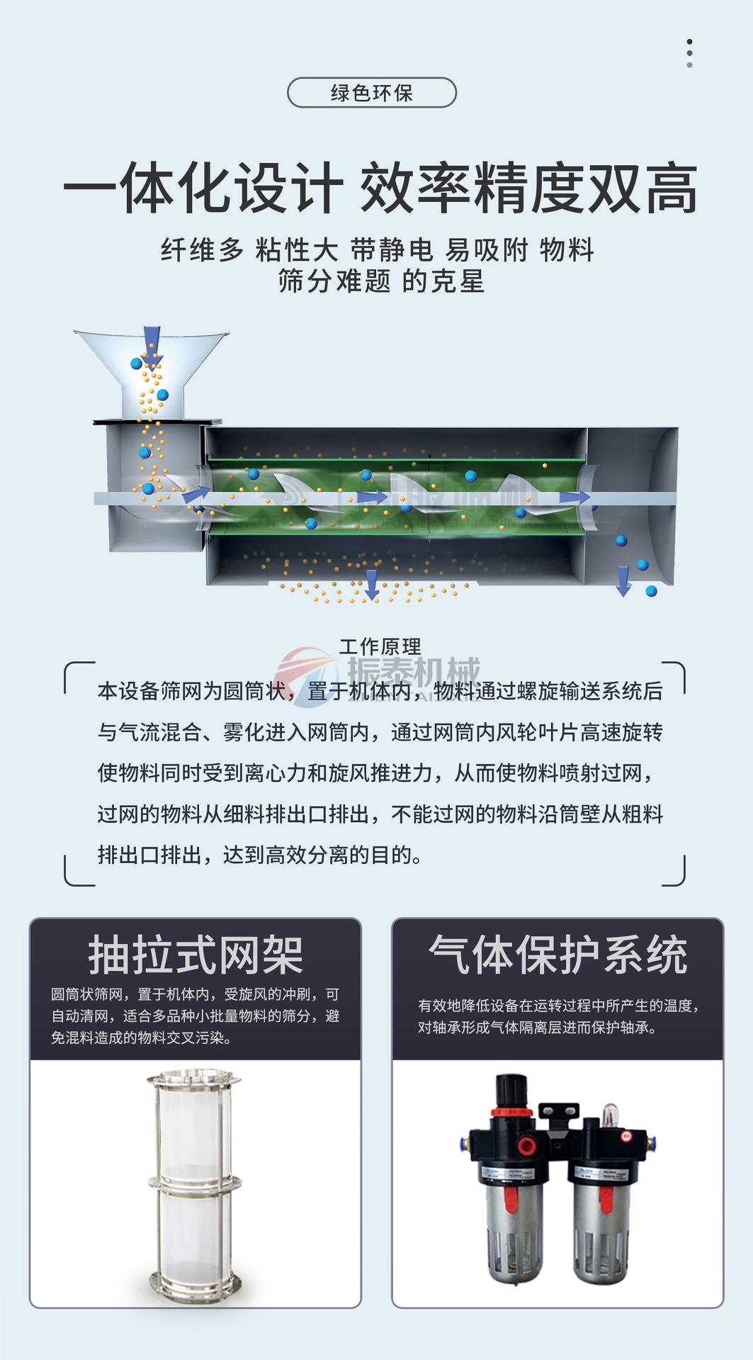 煅燒焦臥式氣流篩優勢 煅燒焦臥式氣流篩優勢